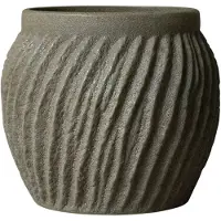 DBKD Raw Pot H19 Cm - Bloempotten Keramiek Sandy Dust - 20221201ds