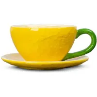 By On Lemon Kop Box Geel - Koffiekopjes Dolomiet Keramiek Yellow - 5228625510