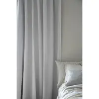 Mimou Blackout Hotel Curtain 290x250 Cm - Gordijnlengtes Polyester Pearl White - WIS9614
