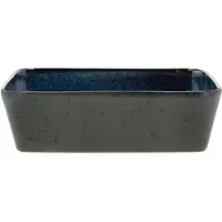 Bitz Schaal Gastro Rectangular Black Blue 28 x 21 cm (2-delig)