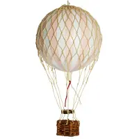 Authentic Models Floating The Skies Luchtballon 13x8,5 Cm - Decoratieve accessoires Papier Light Pink - AP160PL