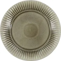 House Doctor Pleat dinerbord Ø27 cm Grijsbruin