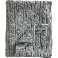 Jack o Juno Deken - 80x100 cm - Wol - Light Grey - - OneSize - Deken