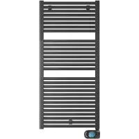 DRL Products CLAUDIA Mat Zwart Badkamerradiator 600 Watt (40cm x 120cm)