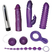 You2Toys - vibrator set - glitter - 7-delig