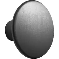Muuto The Dots kledinghaak metaal 5 cm Zwart