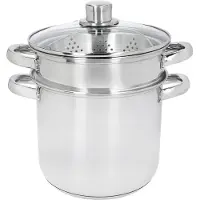 Kitchencraft Pasta With Steamer Insert Italian Kookpan