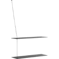 Woud Stedge Shelf Black | 80 cm
