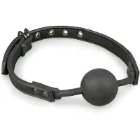 Easytoys Fetish Collection - siliconen ballgag (zwart)