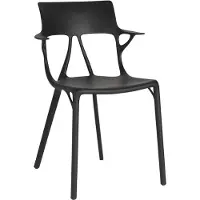 Kartell A.I. Stoel Set van 2 Black