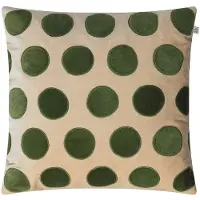 Chhatwal & Jonsson Circle kussensloop 50x50 cm Beige-cactus green