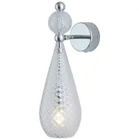 Ebb & Flow Smykke Wandlamp Crystal | Silver E14 IP20