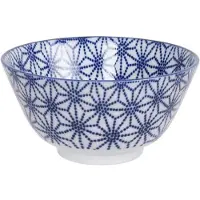 Tokyo Design Studio Nippon Rijstkom 30 Cl Star - Serveerkommen Porselein Blue - 16005