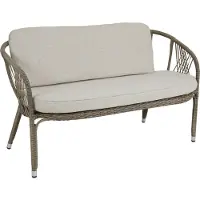 Brafab Apel Sofa 2-zits Natuurlijk - Banken voor buiten Synthetisch Rotan Natural - 3652-61-02