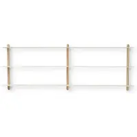 Gejst Nivo Wandplank D Licht / Wit - Wandplanken Eiken White - 20131