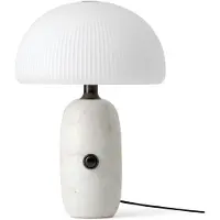 Vipp 591 Sculpture Tafellamp Ø27,5 Cm Wit - Tafellampen Marmer White - 59103