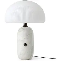 Vipp 592 Sculpture Tafellamp Ø36 Cm Wit - Tafellampen Marmer White - 59203