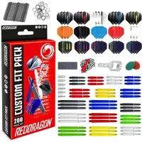 Red Dragon - 200-Delig Dart-accessoirepakket Met vluchten, Dartschachten en Accessoires