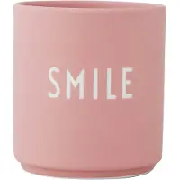 Design Letters favoriete mok 25 cl Smile-old rose