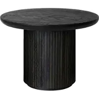 Gubi Moon Salontafel Rond Ø60 x H45 Bruinzwart Eikenfineer - Salontafels Zwart Gebeitst Eiken Brown - 10014379