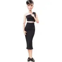 Barbie Signature Looks Populaire (Petite, Brunette Pixie) Fully Posable Fashion Doll