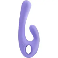 Nomi Tang - vibrator met flexibele clitorisstimulator - oplaadbaar - paars