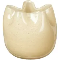 Broste Copenhagen Esther Vaas / Kaarshouder Ø9,8 Cm - Vazen Mondgeblazen Glas Anise Flower Yellow - 14485034