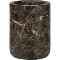 Mette Ditmer Marble tandeborstelbeker 10 cm Bruin
