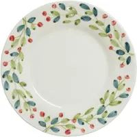 Mateus Basic kerstbord Ø21 cm Wit-multi