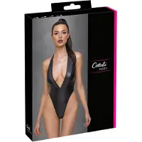 Cottelli Uitdagende String Body - Mat Zwart