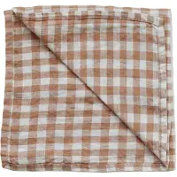 Tell Me More Gingham geruite keukenhanddoek 70x50 cm Biscuit