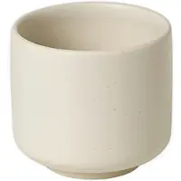 Louise Roe Ceramic Pisu Kop 7.5 Cm - Koffiekopjes Keramiek Vanilla White - 10160-14-2