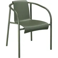 Houe NAMI Tuinstoel met armleuning stalen frame 2 stuks