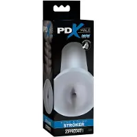 PDX Pump & Dump - levensechte kunstkont-masturbator (transparant)