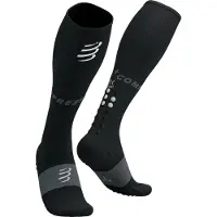 Compressport - Full Socks Oxygen - Compressiesokken T4 - EU 45-48, zwart