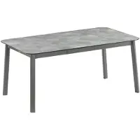 Lafuma Oron Tafel M 100x170-205 Cm / Ciment - Tuintafel Aluminium Titan - LFM5178-9815
