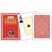 Modiano poker speelkaarten rood 2 index