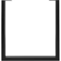 ML-Design Set van 2 tafelpoten Trudy | metaal zwart 70x8x74 cm tafelbladen en -poten | NADUVI