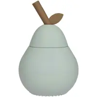OYOY Beker m. Rietje - Lamp - Silicone - Pale Mint - - OneSize - Bekers