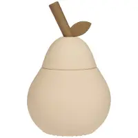OYOY Beker m. Rietje - Lamp - Silicone - Vanilla - - OneSize - Bekers