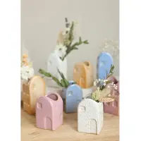 Ideas 4 Seasons Bloemenvaas huisje Valarta S 4x4x6,5cm