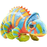 Wild republic Kameleon knuffel - 13 cm - Pluche - reptielen - knuffeldieren - hagedissen