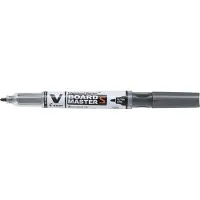 Pilot Pen V-Board Master S Niet-permanent Whiteboard-marker Zwart Extra Fijn Ronde punt - 0,8 mm 80% Gerecycled