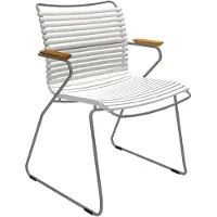 Houe Tuinstoel Click Dining Chair Armrests Muted White