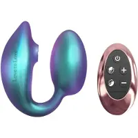 Love to love - Wonderlover - Luchtdruk Vibrator en G-spot Vibrerend Eitje - Turquoise