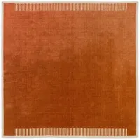 Audo Copenhagen Duomo vloerkleed 270x270 cm Terracotta red