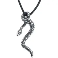 EtNox - Gothic Hanger - Snake - zilverkleurig | Maat Standard