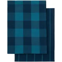 House Doctor Cook Kitchen Towel 2-pack - Keukenhanddoeken Katoen Blue - 204030131