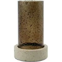 House Doctor - Rivo Kandelaar - H21,5 cm, Ø13 cm - Bruin