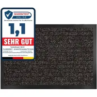 Karat Dura Deurmat - Robuust & Duurzaam - In vele Maten en Kleuren - Antislip Schoonloopmat - Voor Binnen en Buiten - Bruin - 66 x 185 cm
